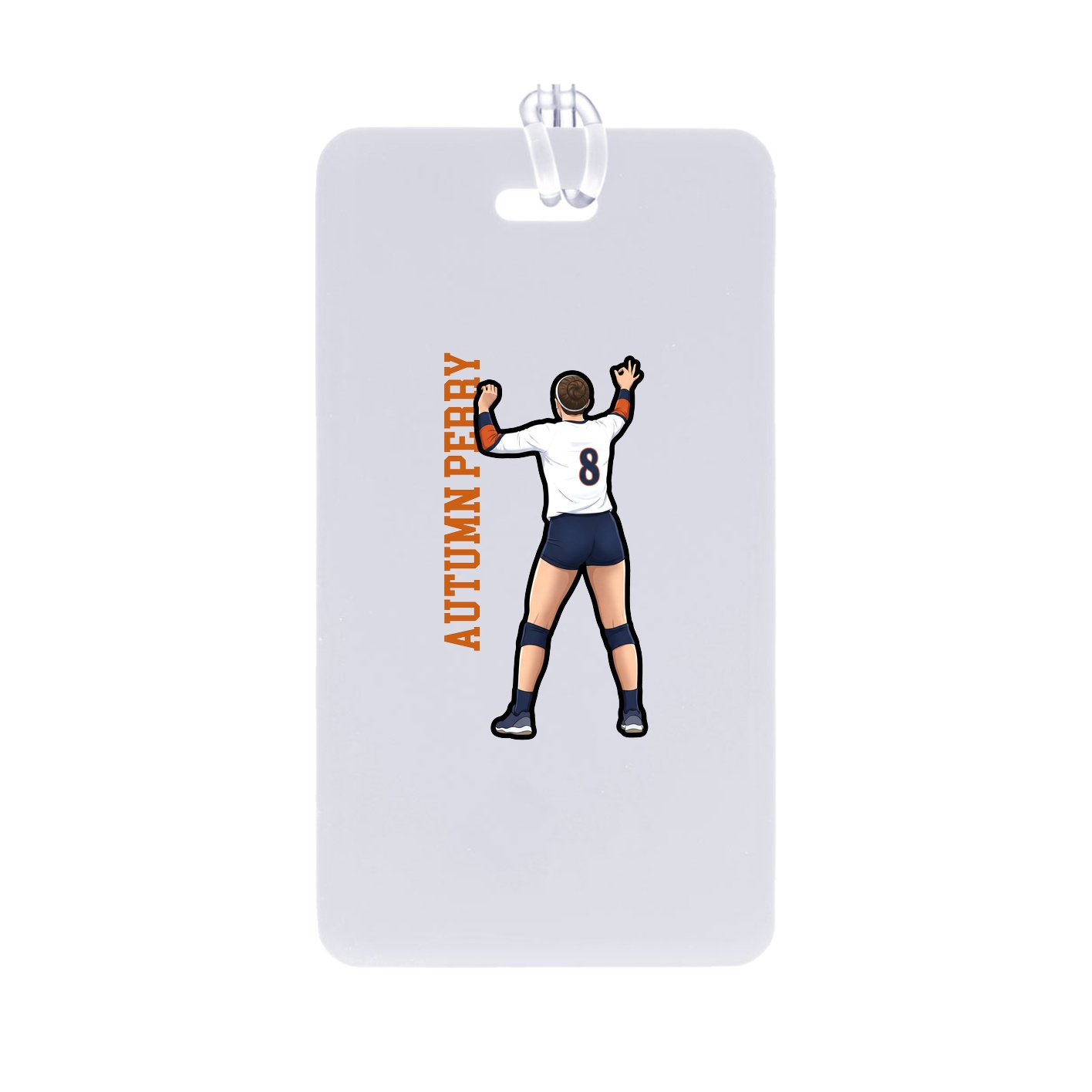 Bag Tag — Name Vertical in Classic