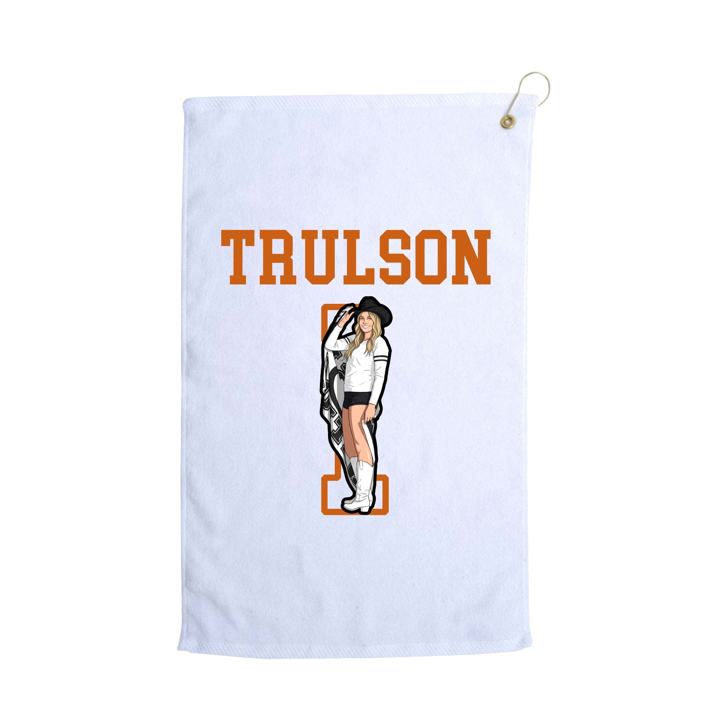Golf Towel — Shirsey in White