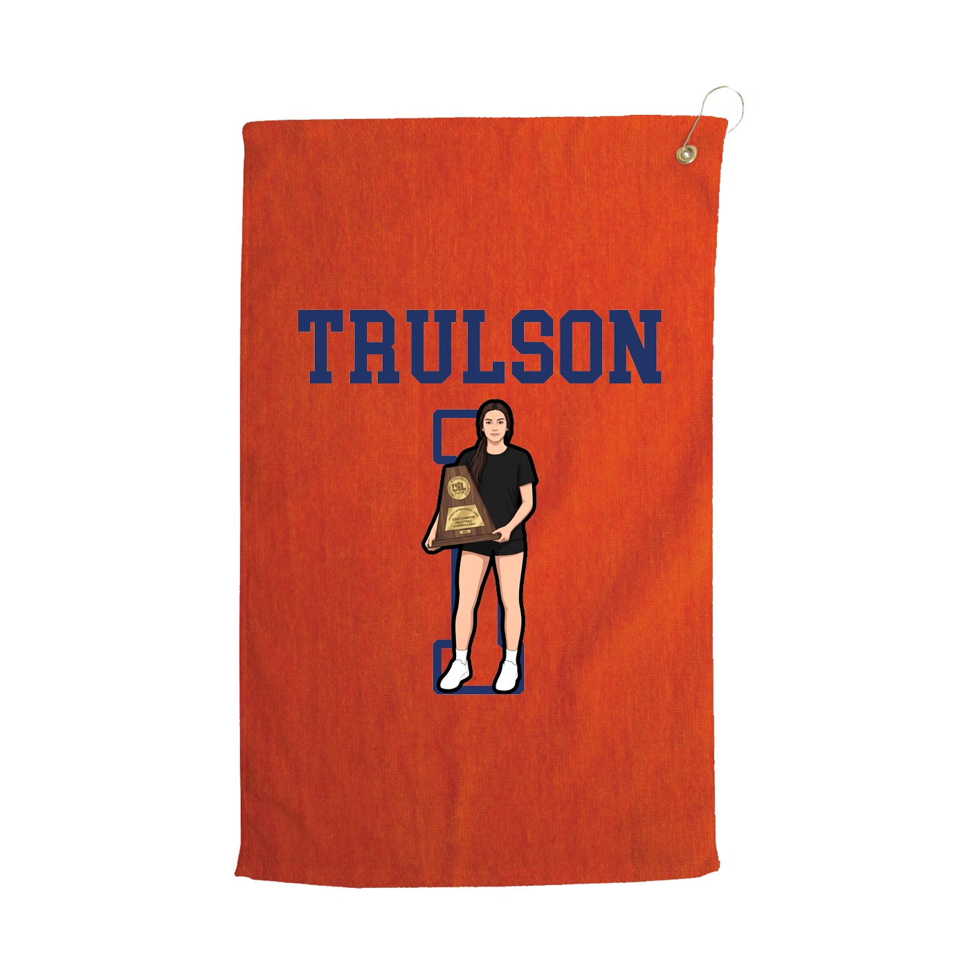 Golf Towel — Shirsey in Orange