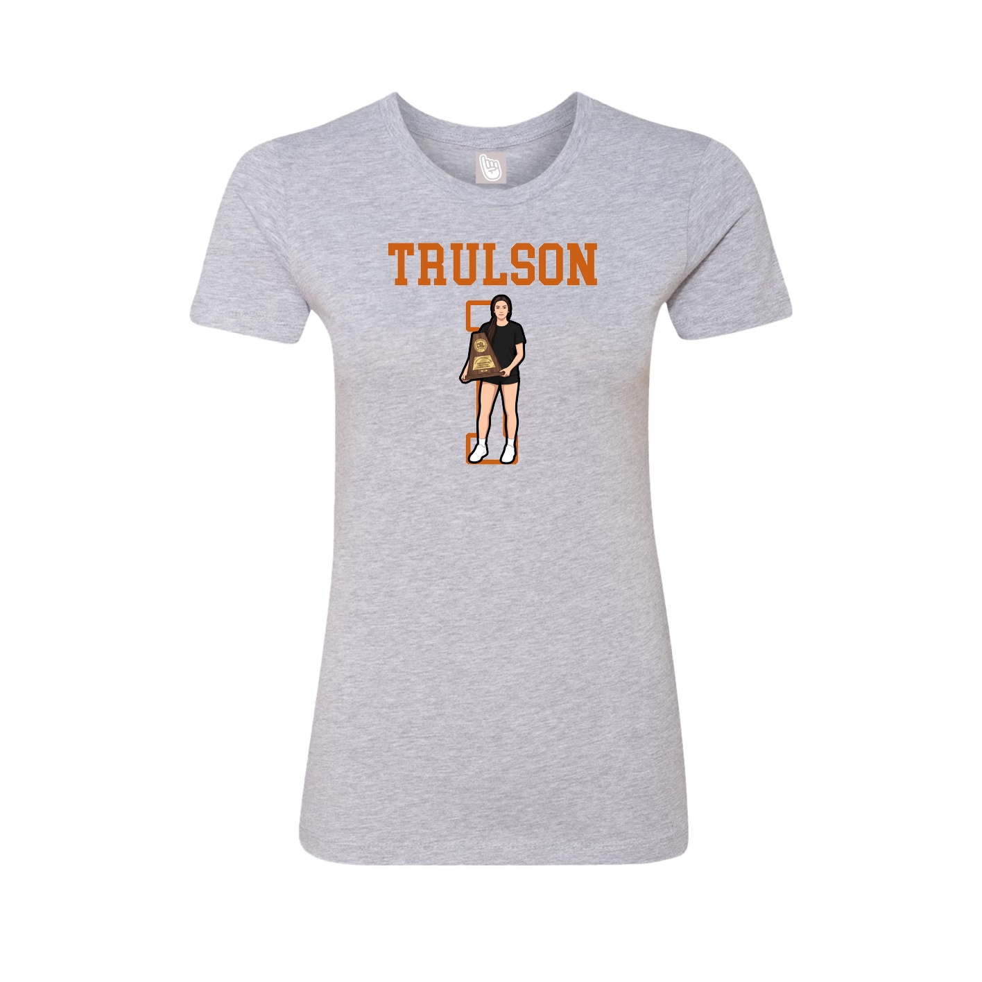 Fitted Women's Tee — Shirsey in Grey
