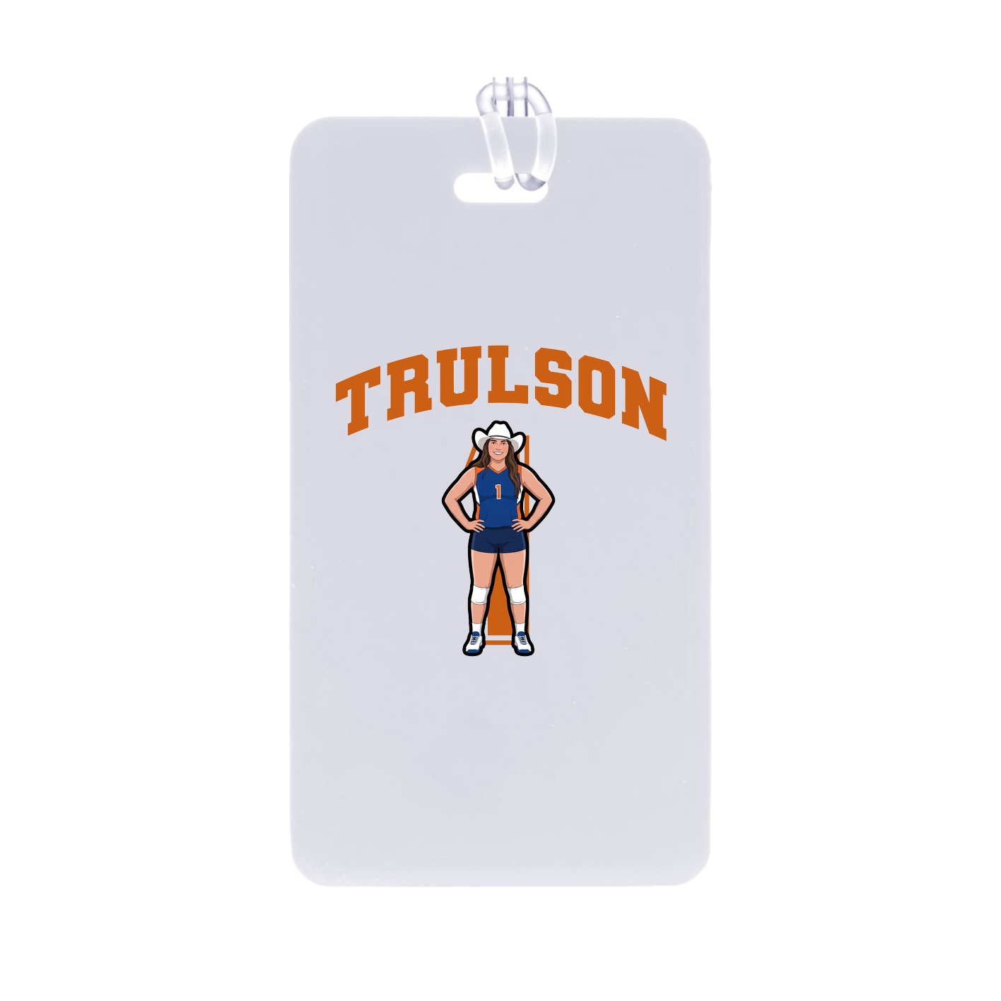 Bag Tag — Number in Classic