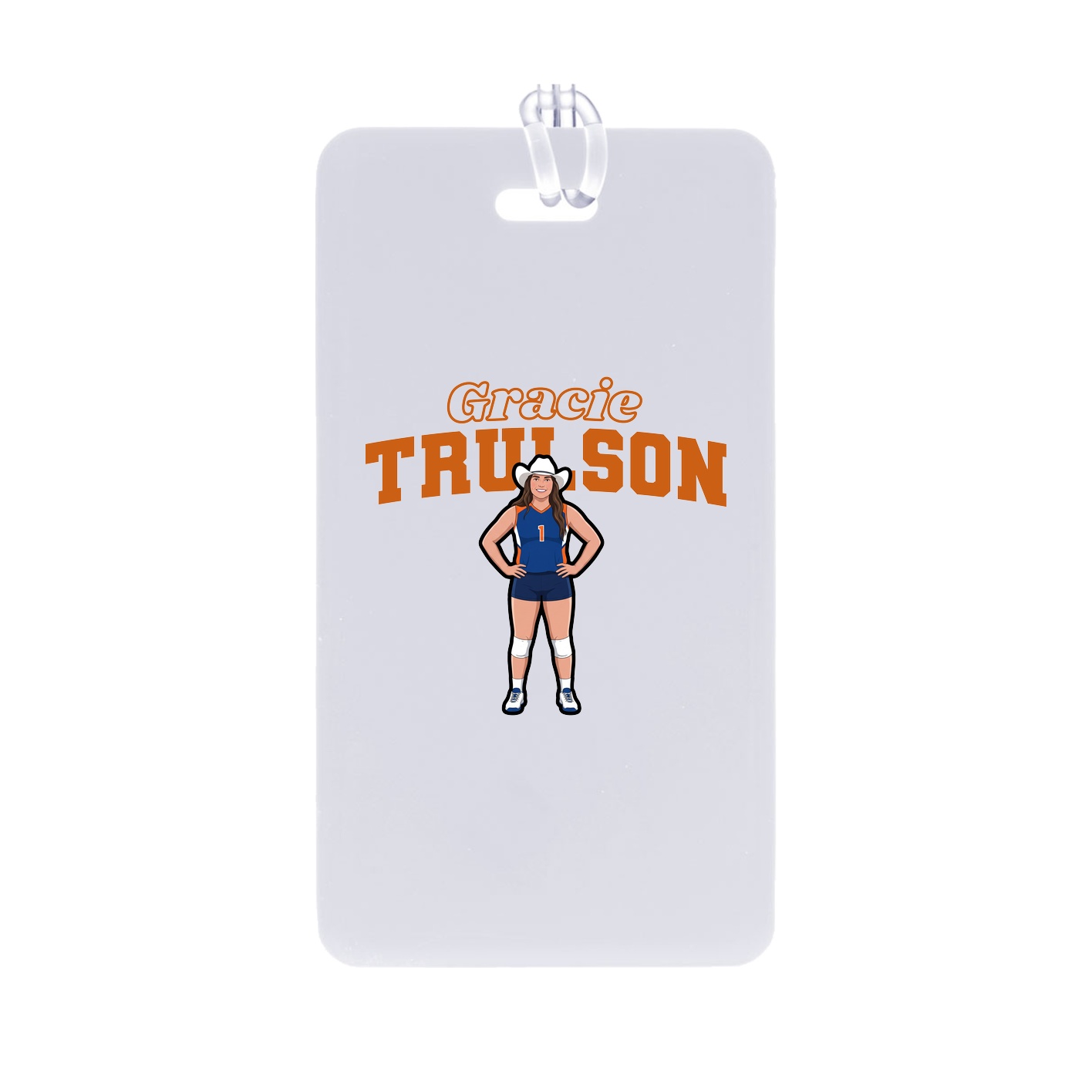 Bag Tag — Name Arch in Classic
