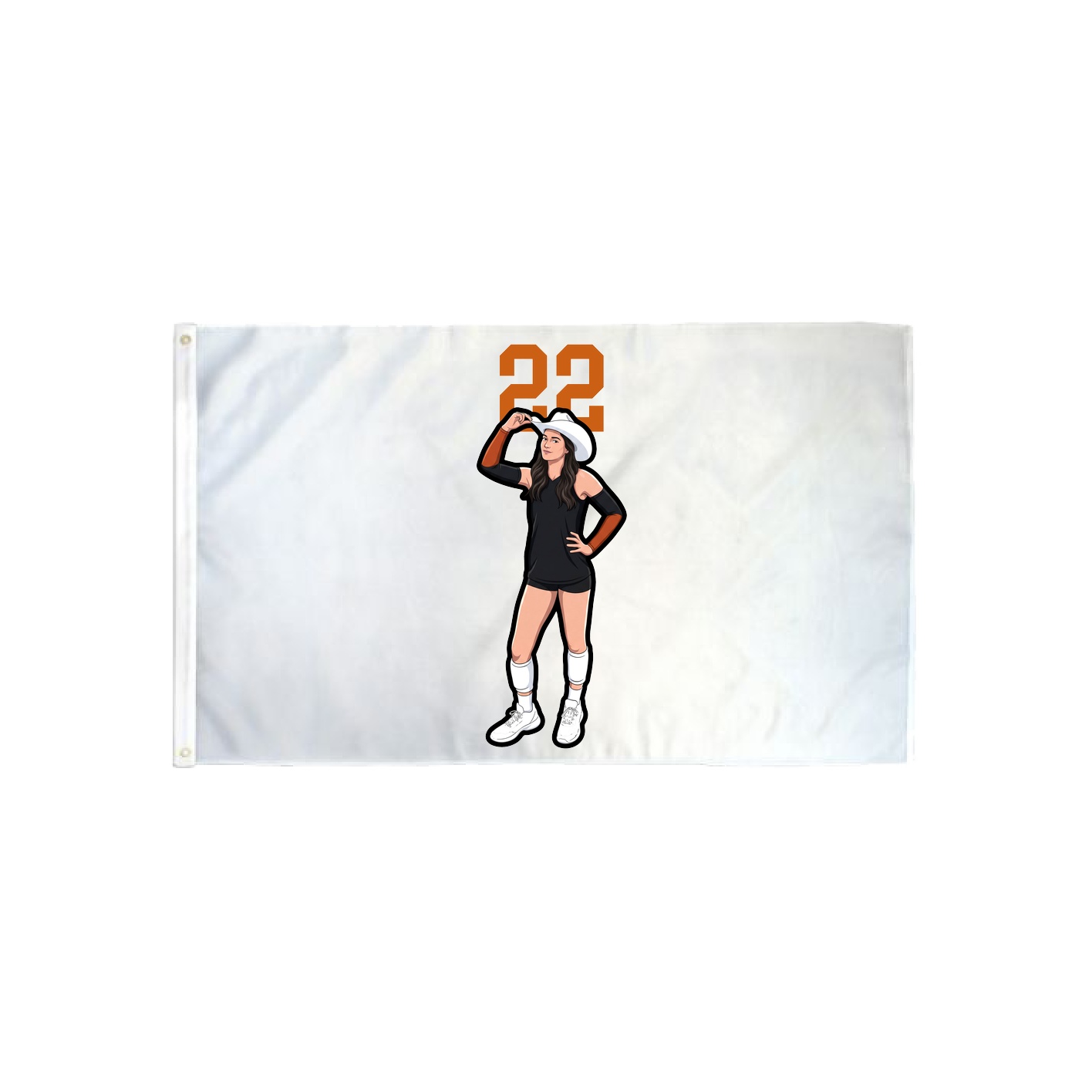 3x5 Flag — Number Top in Classic