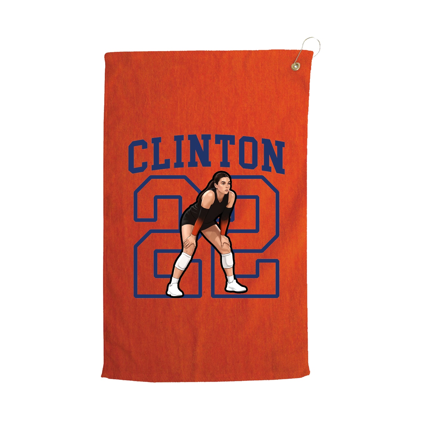 Golf Towel — Shirsey in Orange