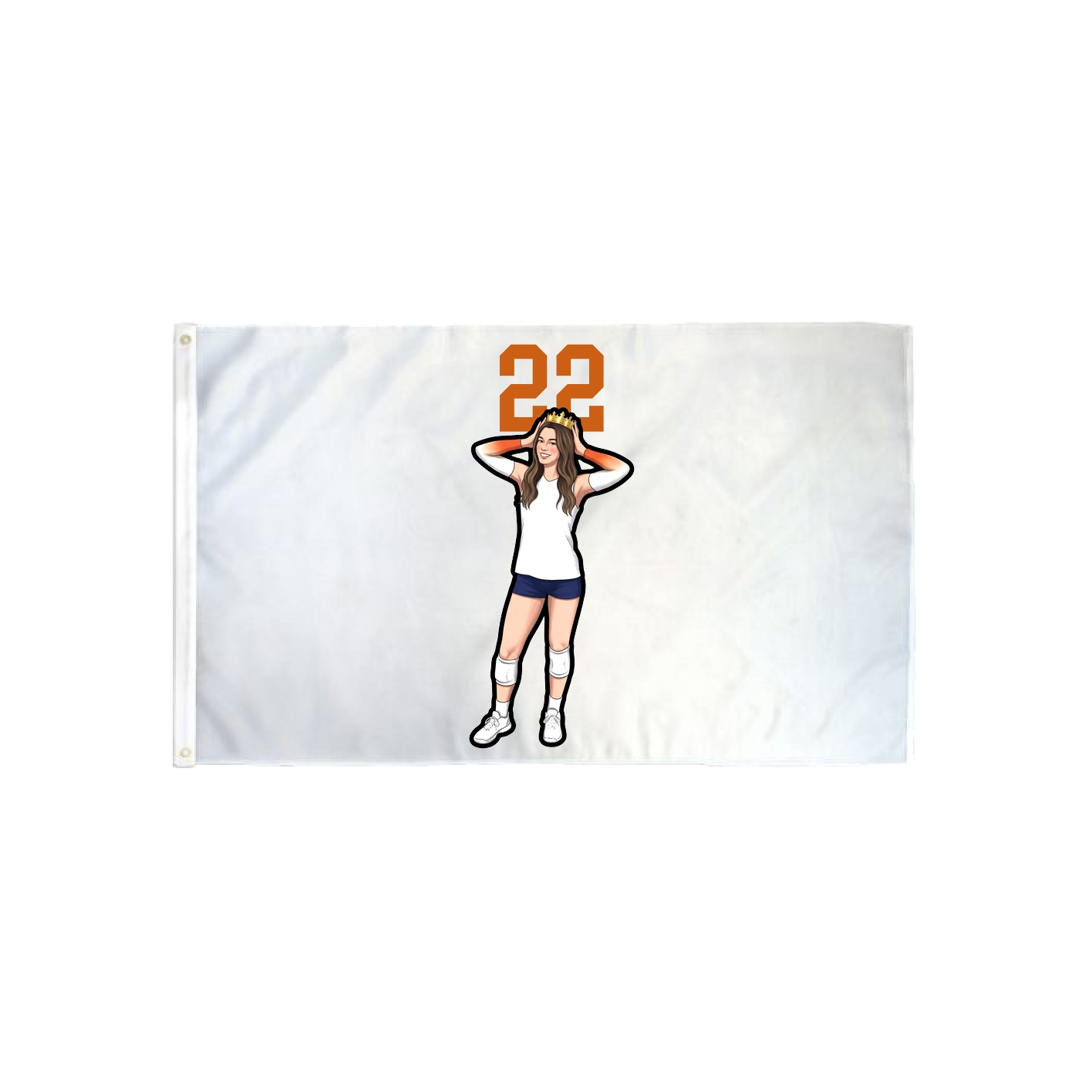 3x5 Flag — Number Top in Classic