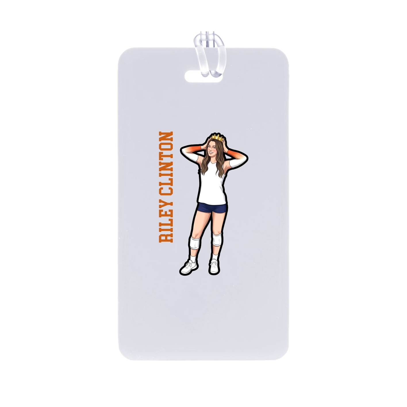 Bag Tag — Name Vertical in Classic