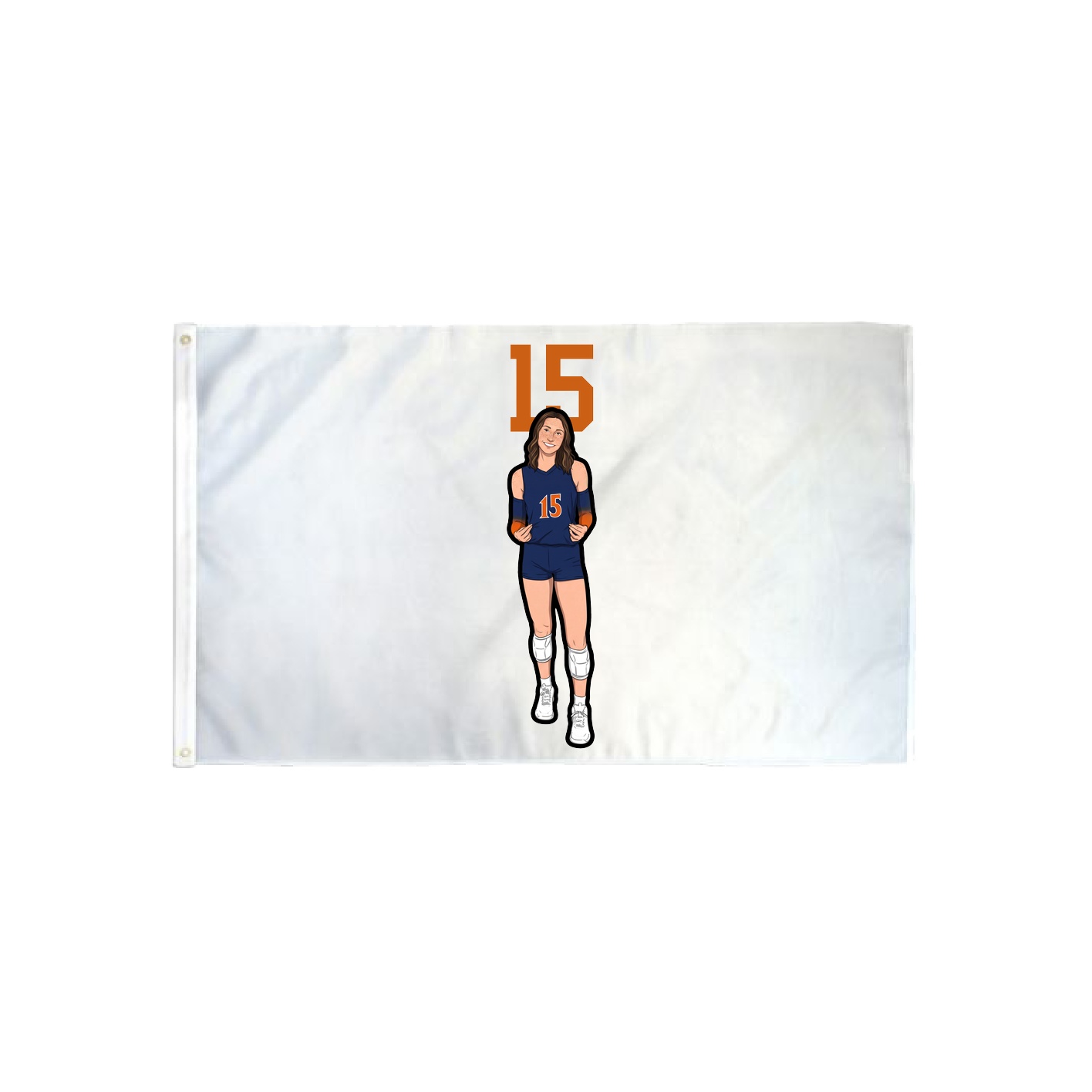 3x5 Flag — Number Top in Classic