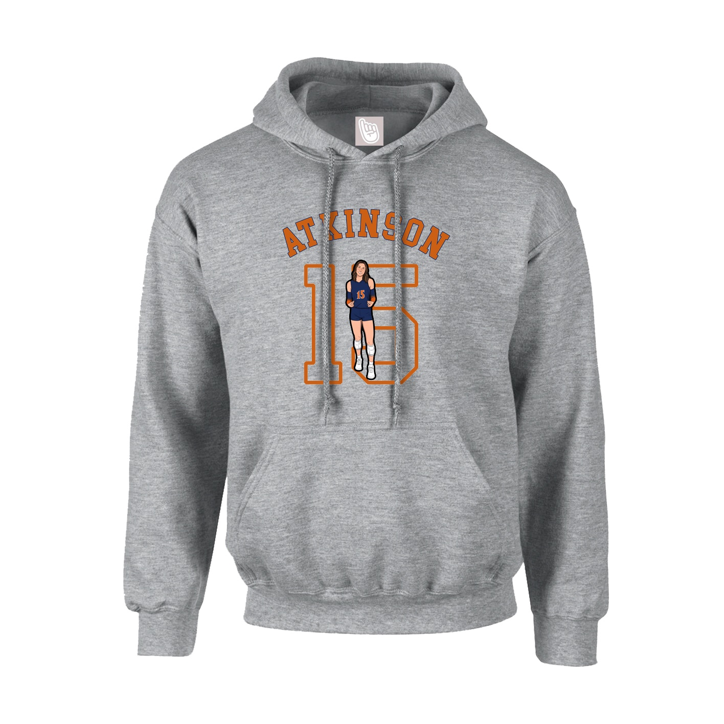 Youth Hoodie — Shirsey Arch in Grey