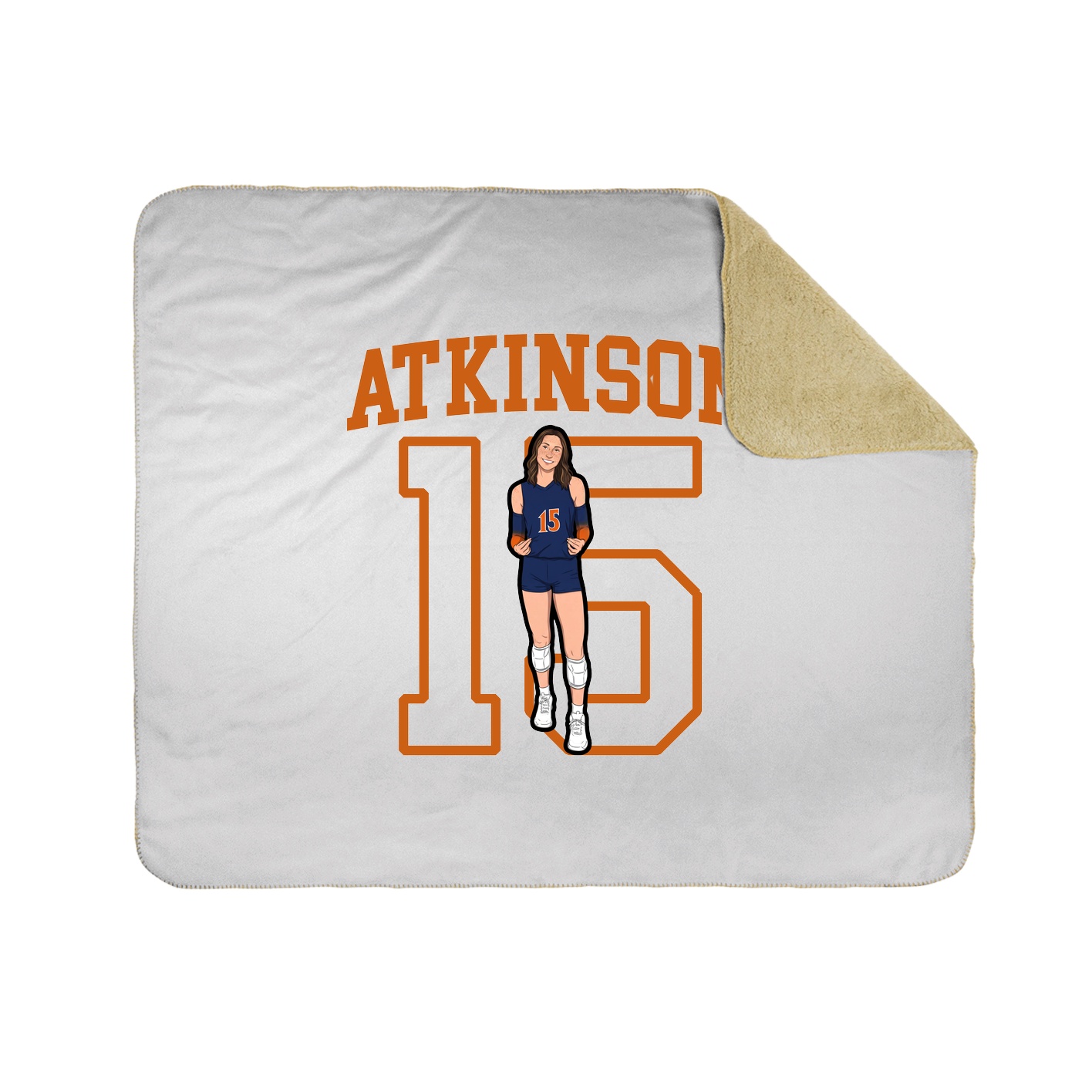 Throw Blanket — Shirsey in White