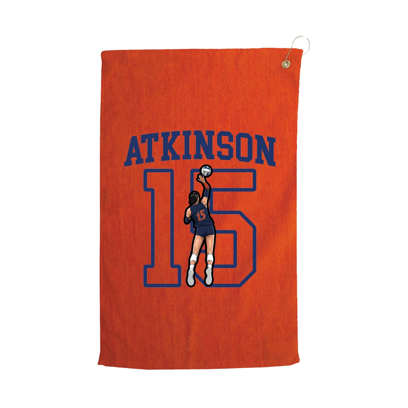 Golf Towel — Shirsey in Orange