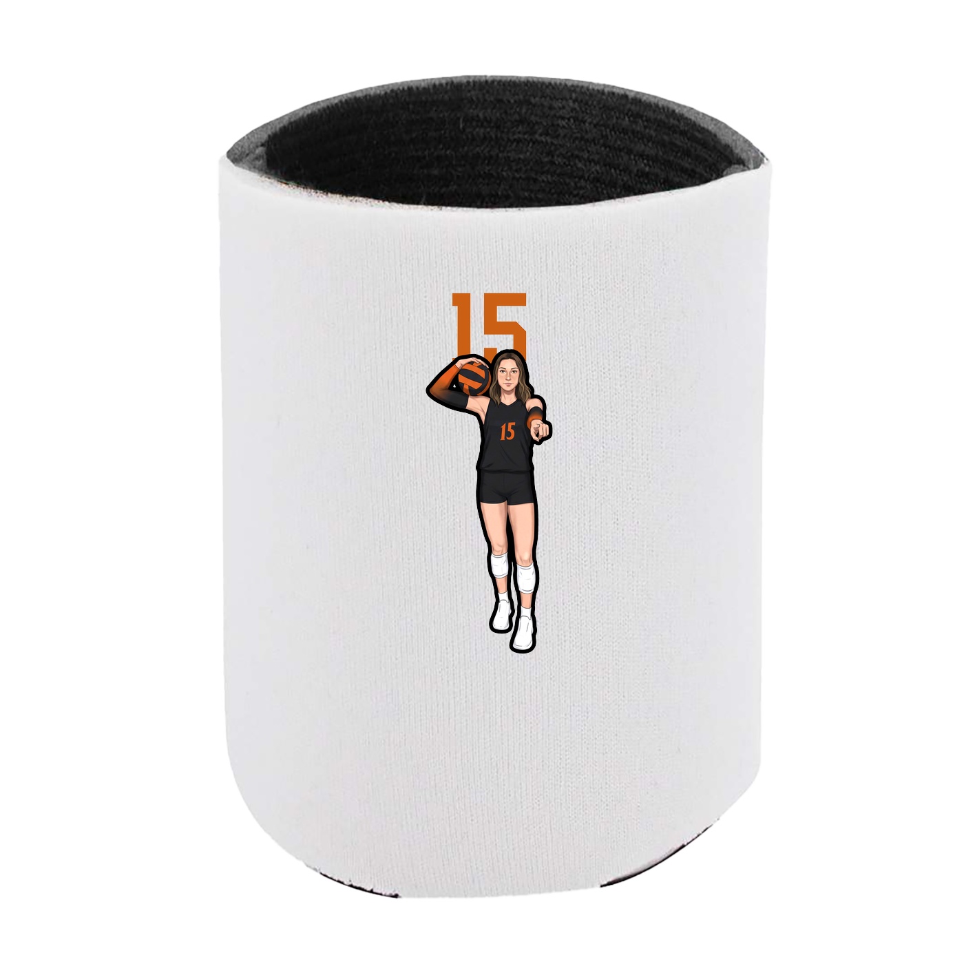 Can Holder — Number Top in White