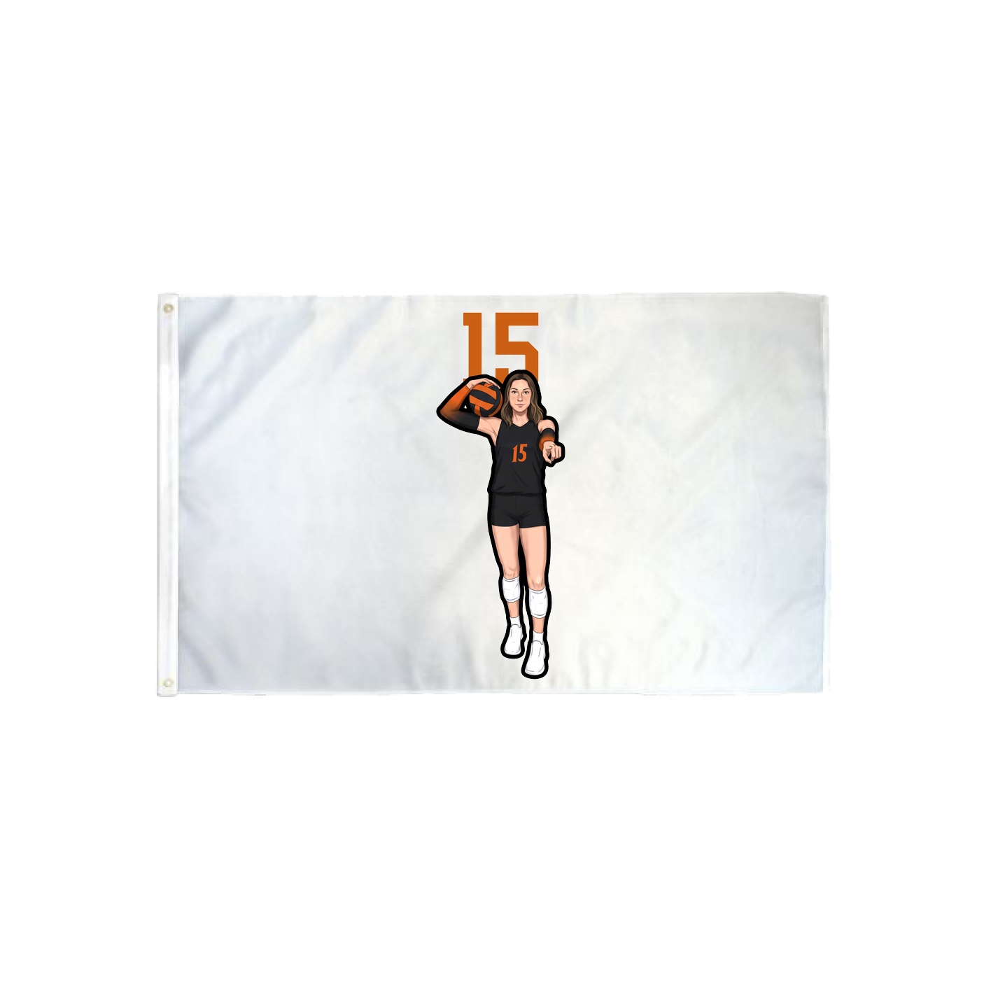 3x5 Flag — Number Top in Classic