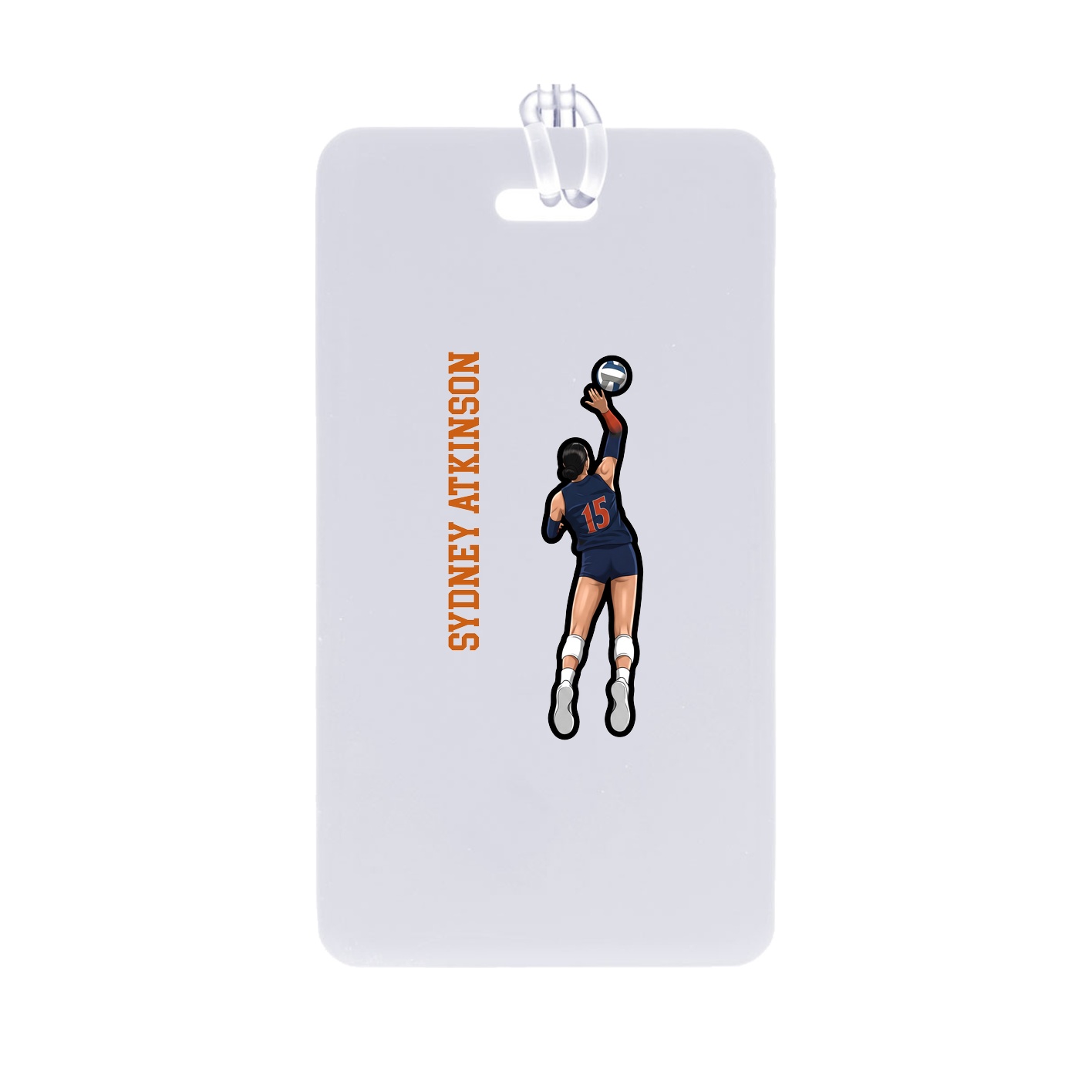 Bag Tag — Name Vertical in Classic