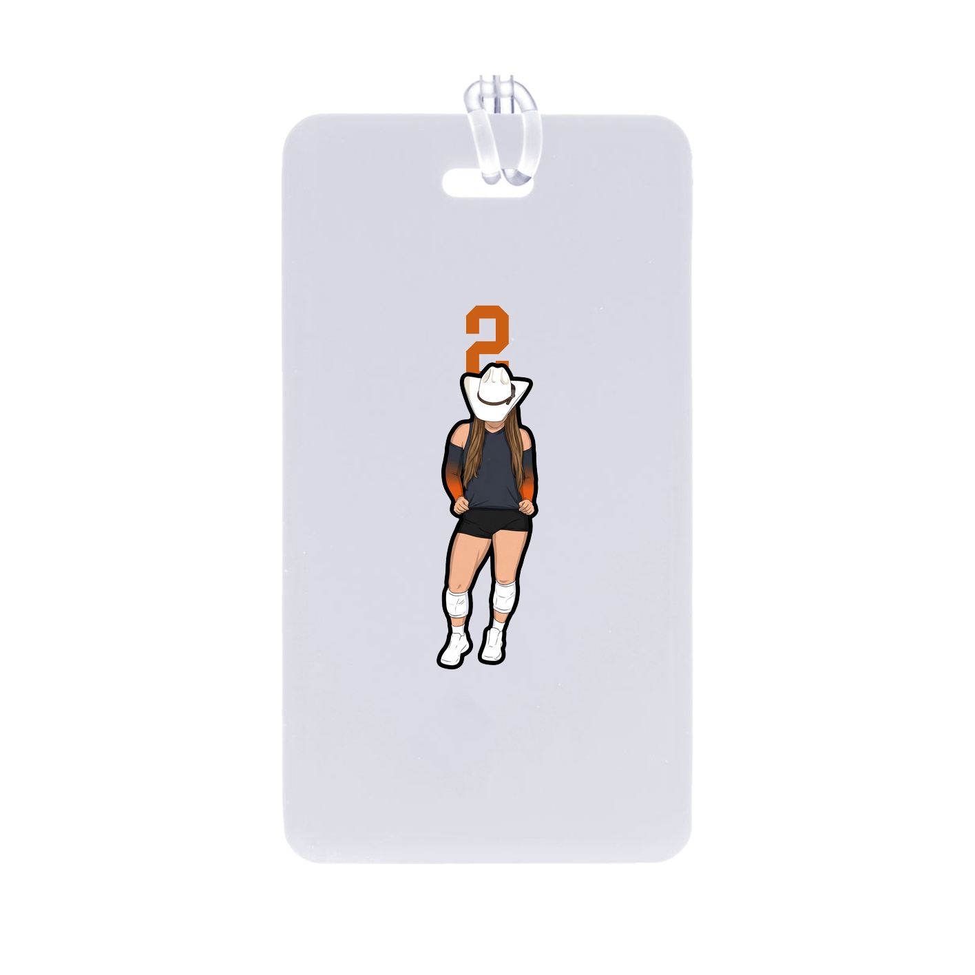 Bag Tag — Number Top in Classic