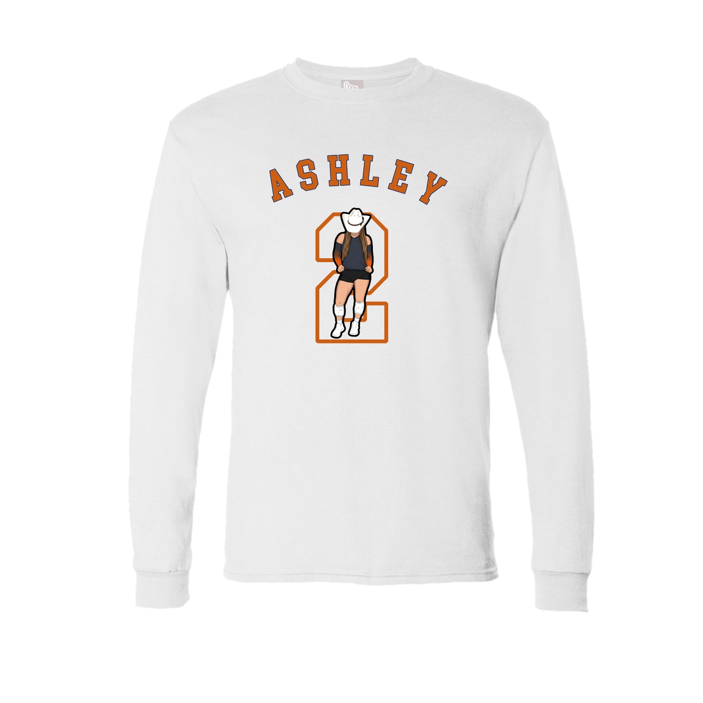 Long Sleeve Tee — Shirsey Arch in White