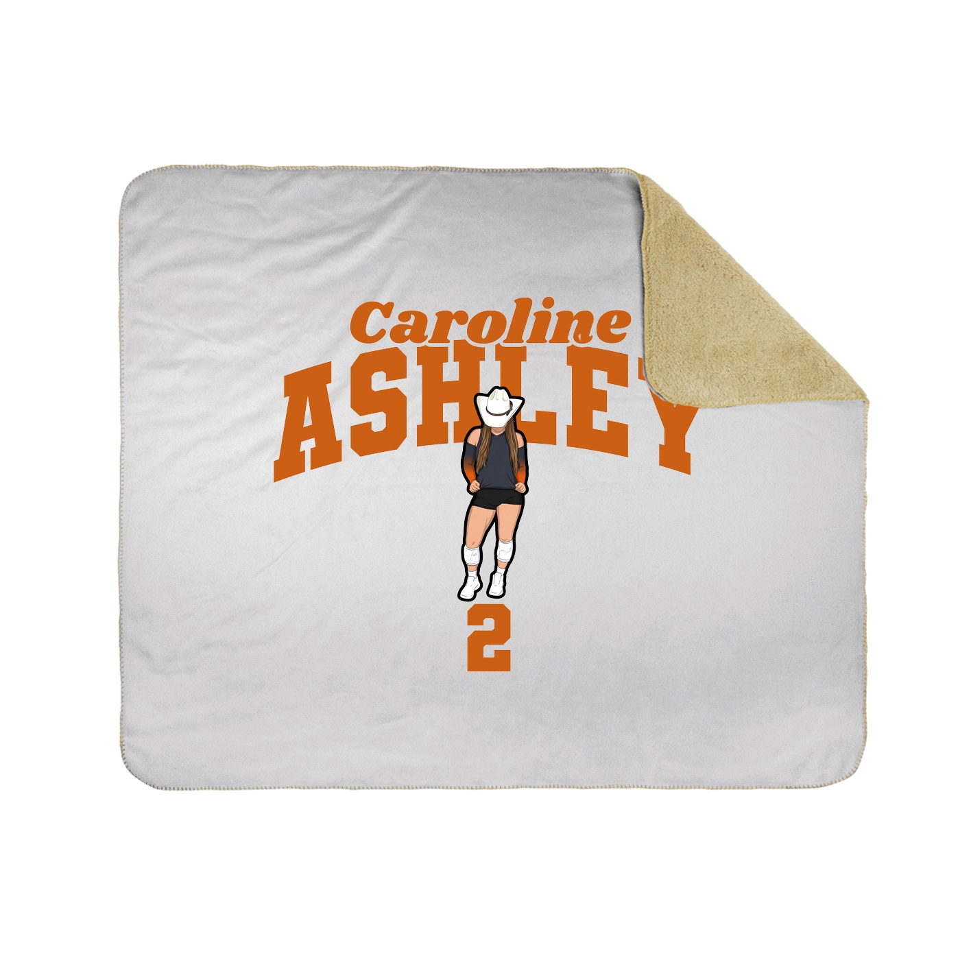 Throw Blanket — Signature Arch in White
