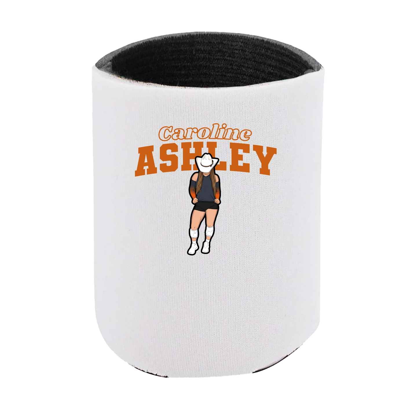 Can Holder — Name Arch in White