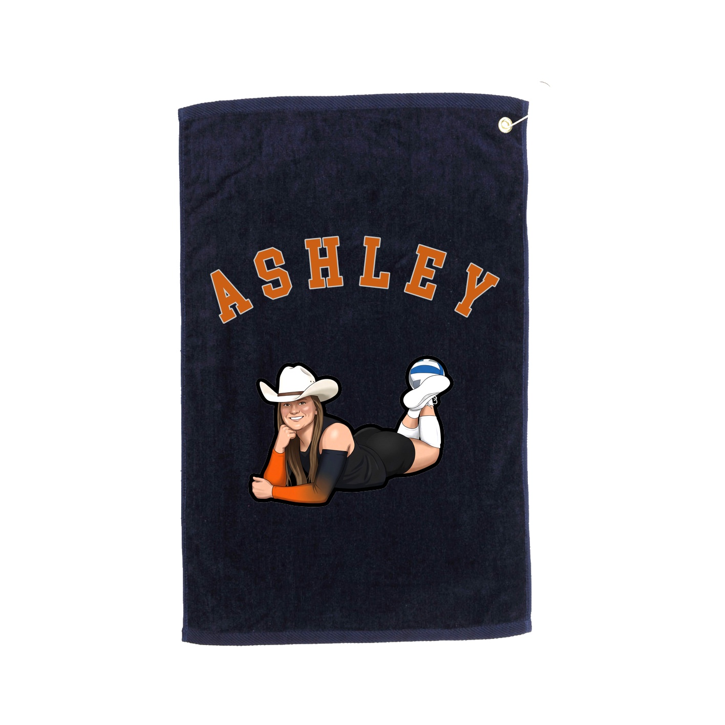 Golf Towel — Shirsey Arch in Navy