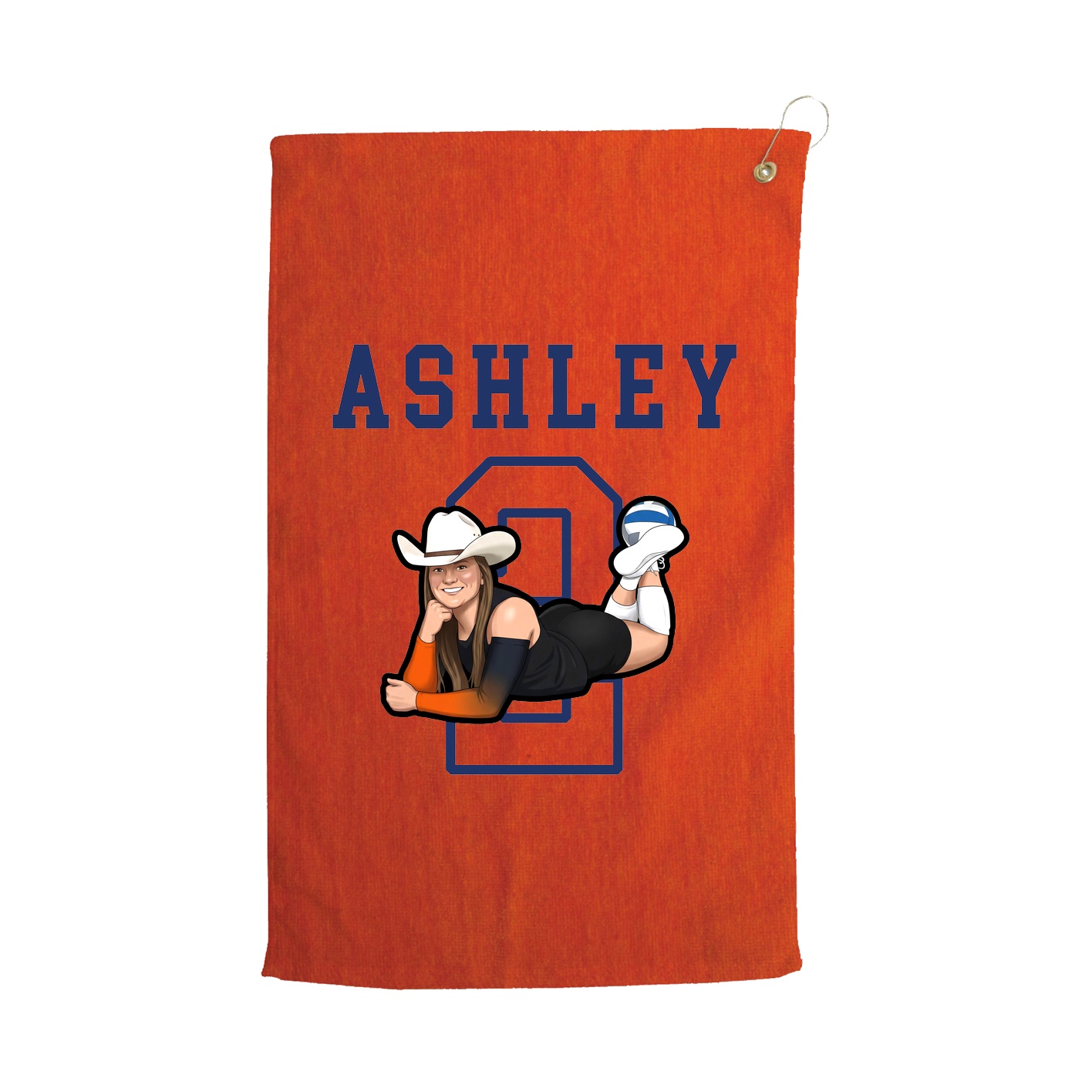 Golf Towel — Shirsey in Orange