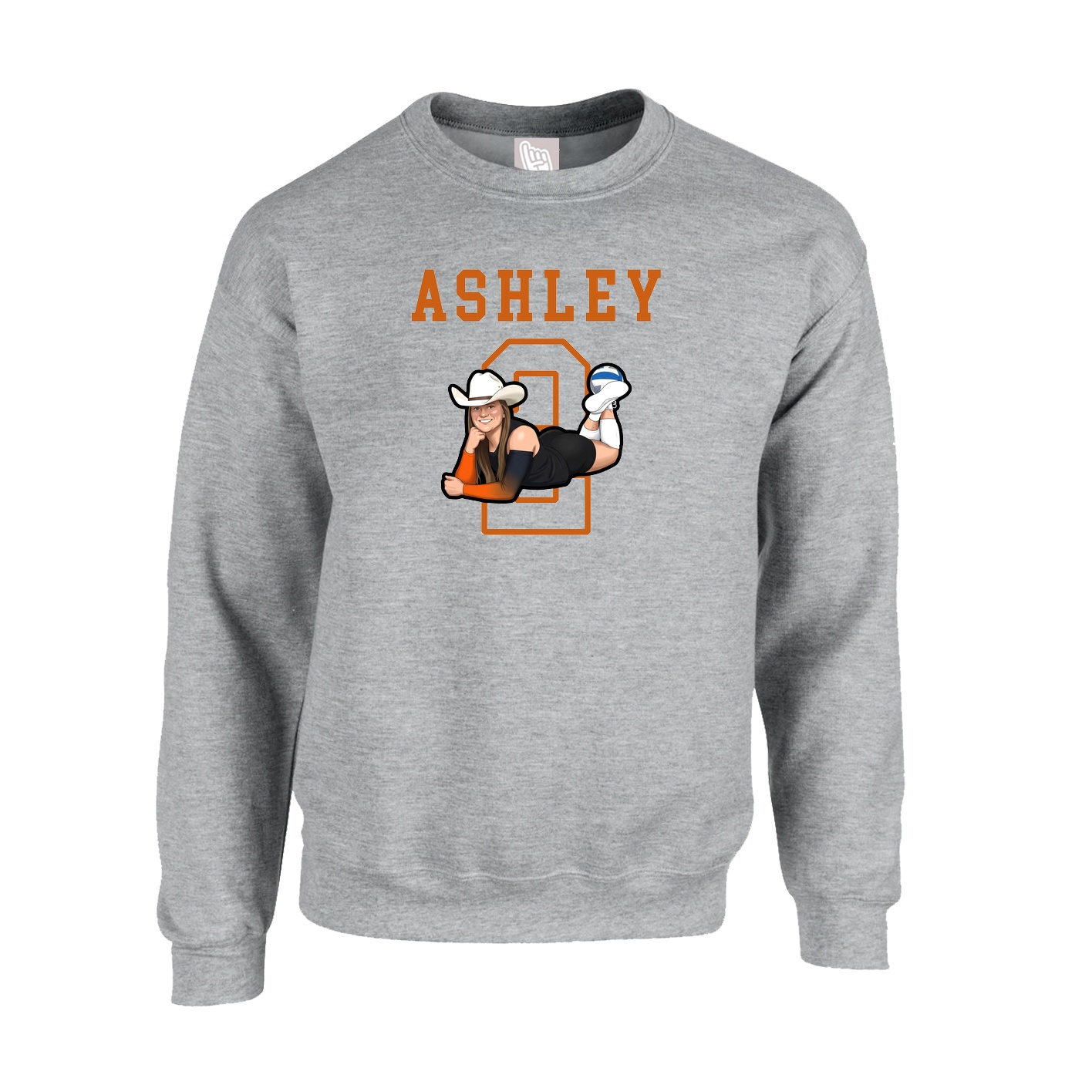 Fleece Crew — Shirsey in Grey