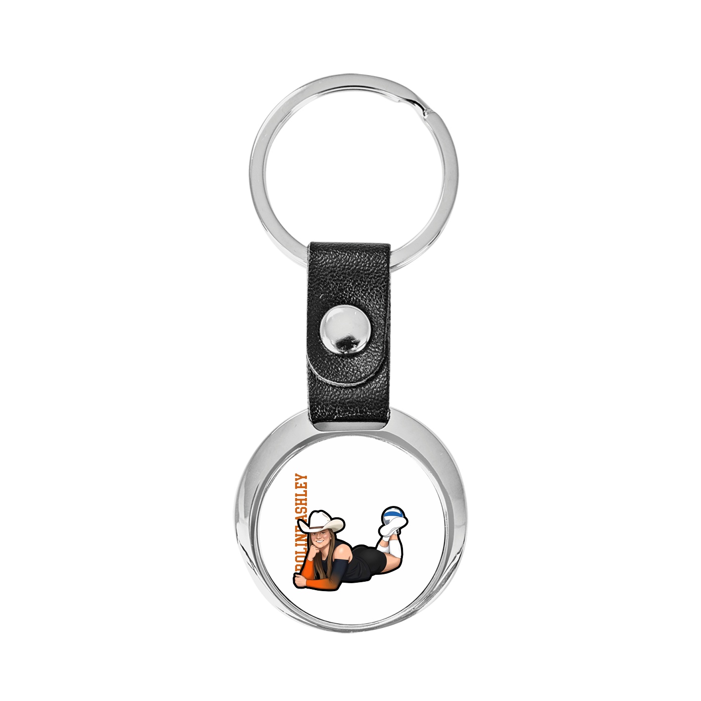 Key Chain — Name Vertical in Classic