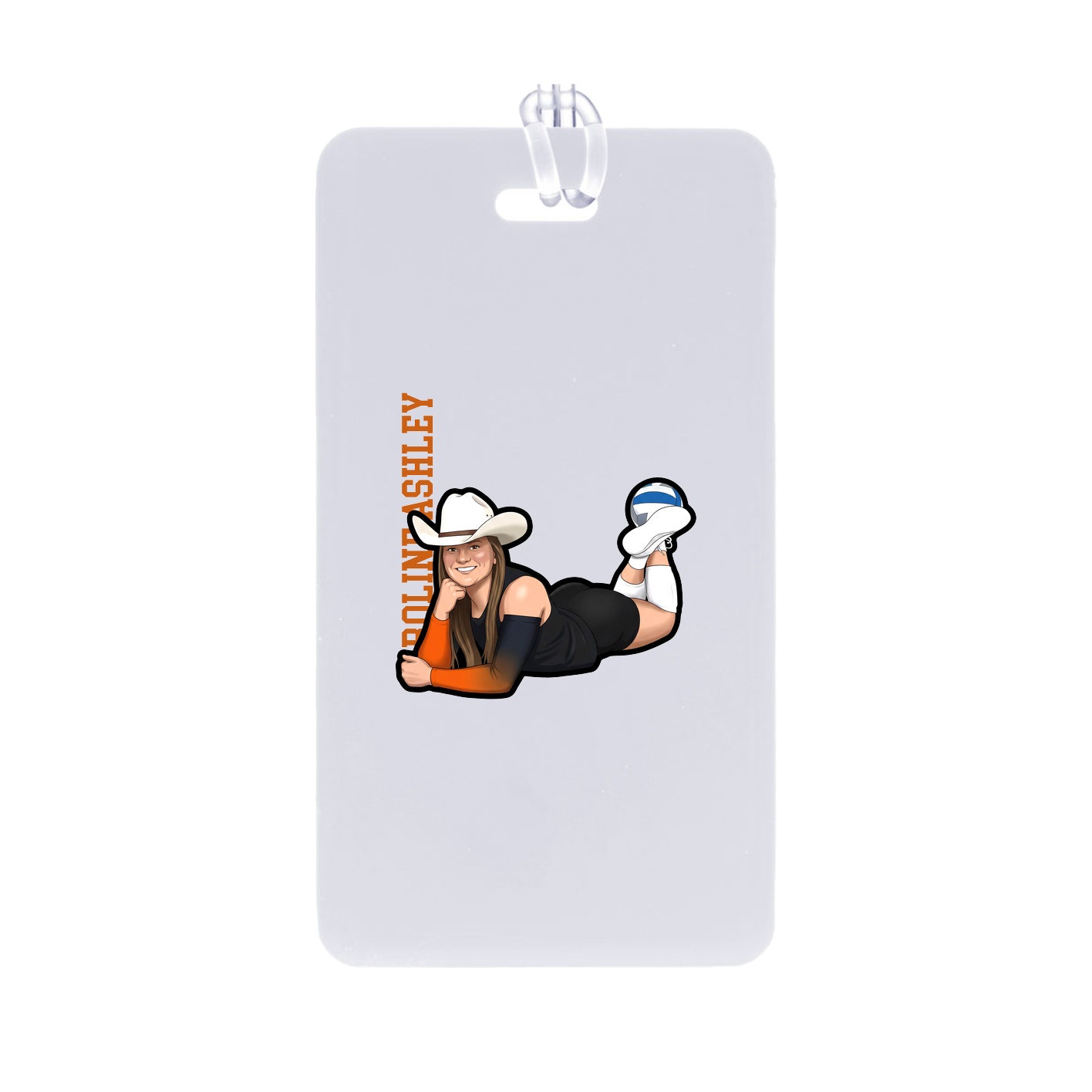 Bag Tag — Name Vertical in Classic
