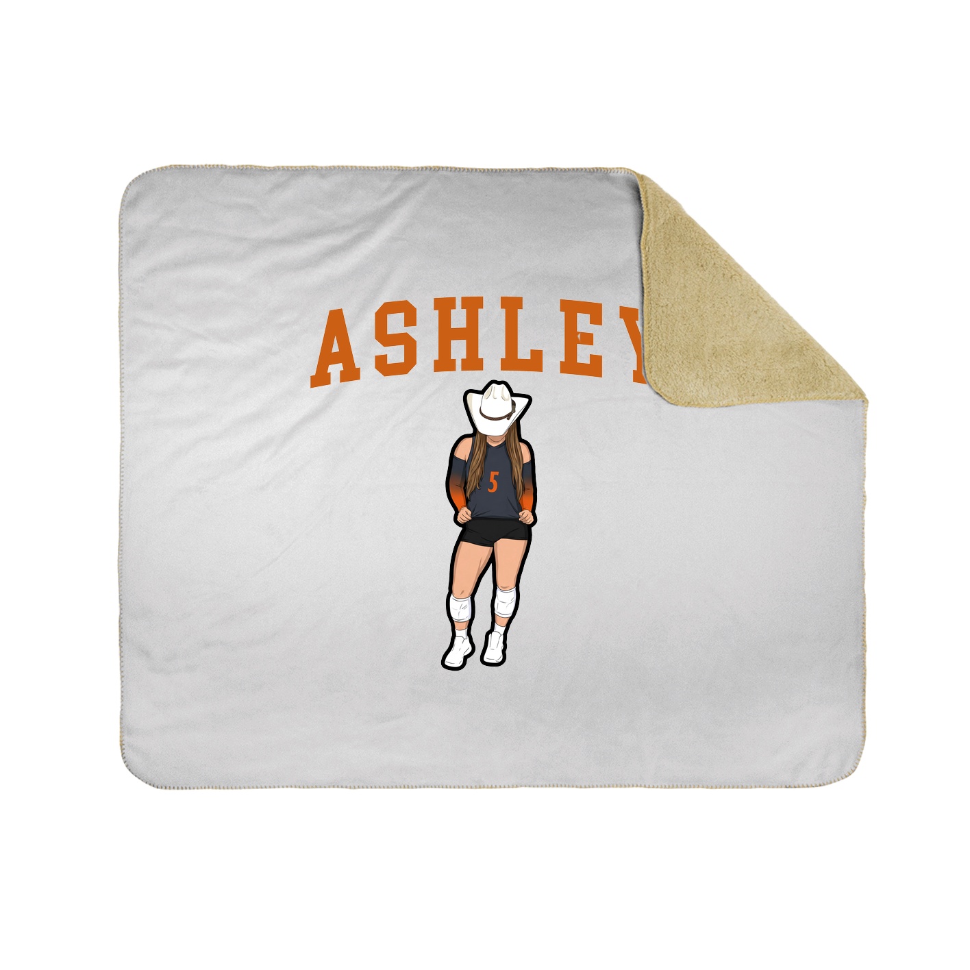 Throw Blanket — Shirsey in White