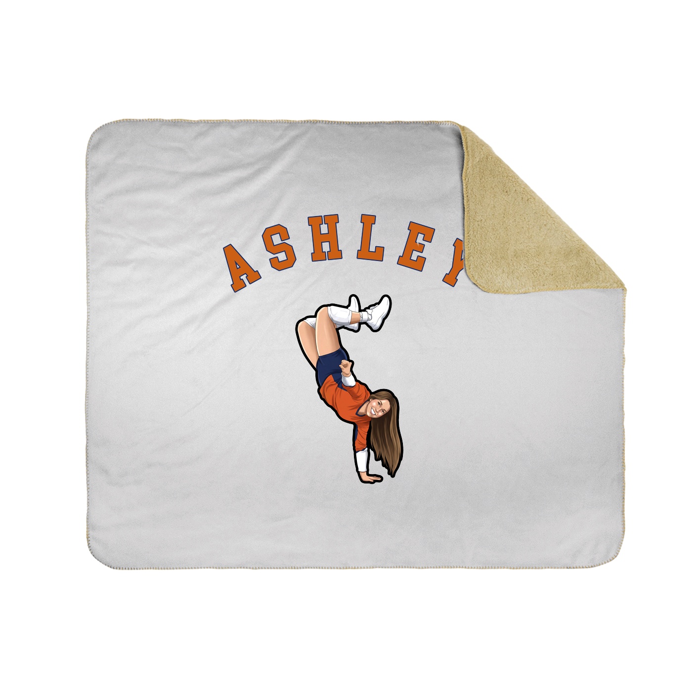 Throw Blanket — Shirsey Arch in White