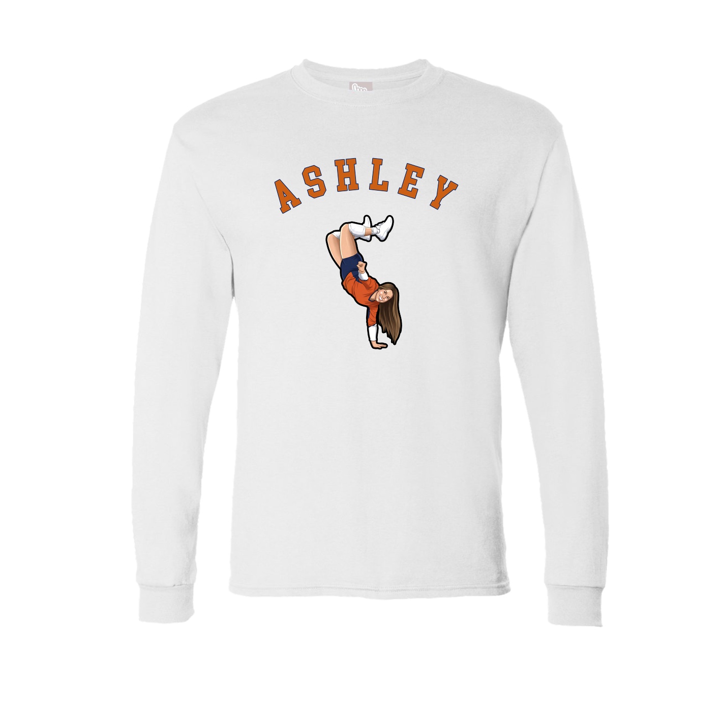 Long Sleeve Tee — Shirsey Arch in White