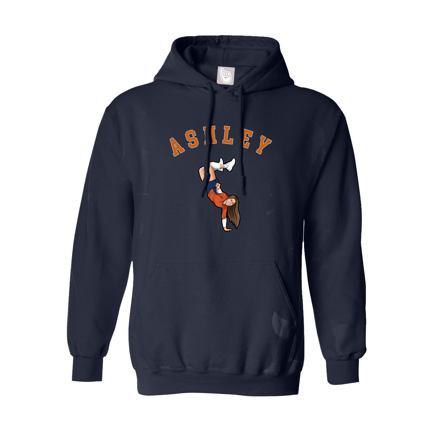 Youth Hoodie — Shirsey Arch in Navy