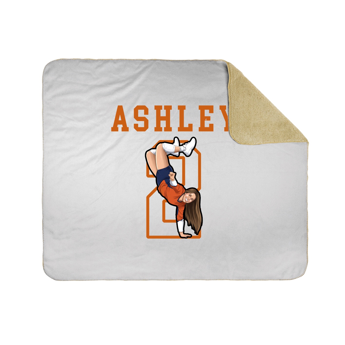 Throw Blanket — Shirsey in White