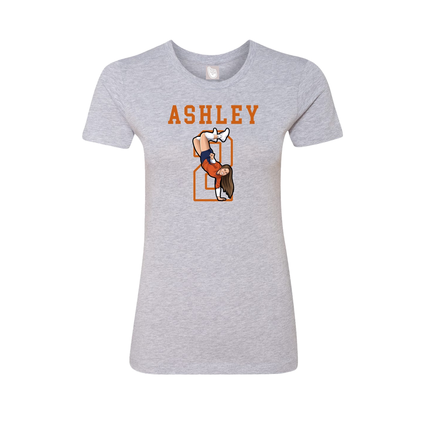 Fitted Women's Tee — Shirsey in Grey