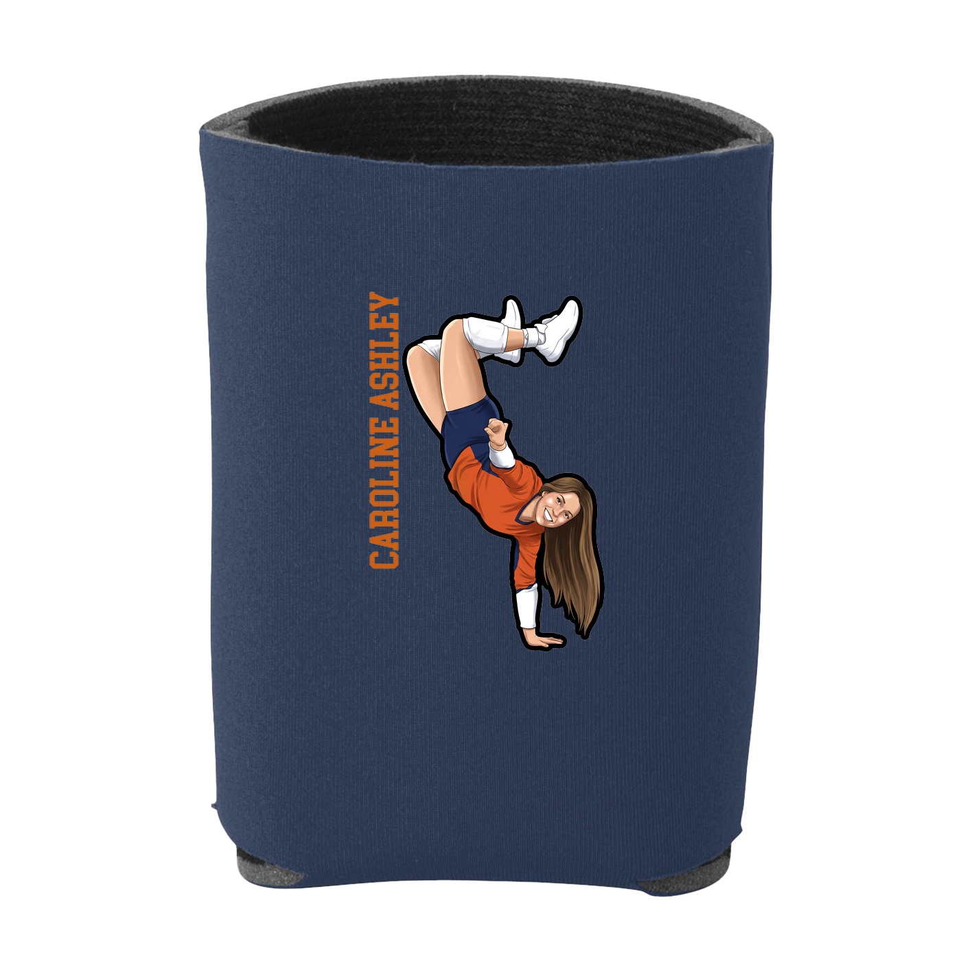 Can Holder — Name Vertical in Navy