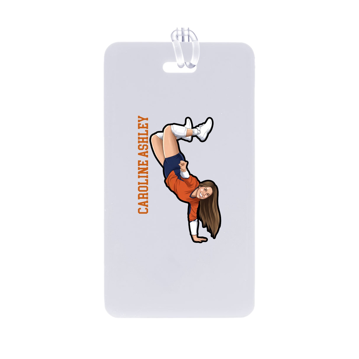 Bag Tag — Name Vertical in Classic