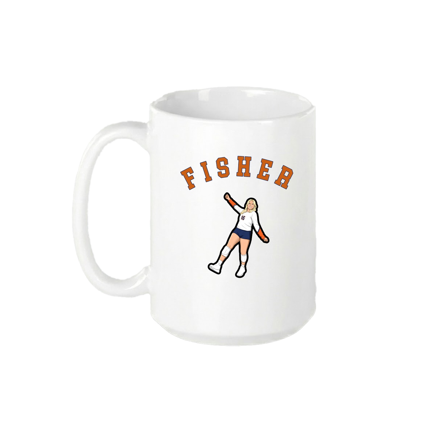 15oz Coffee Mug — Shirsey Arch in White