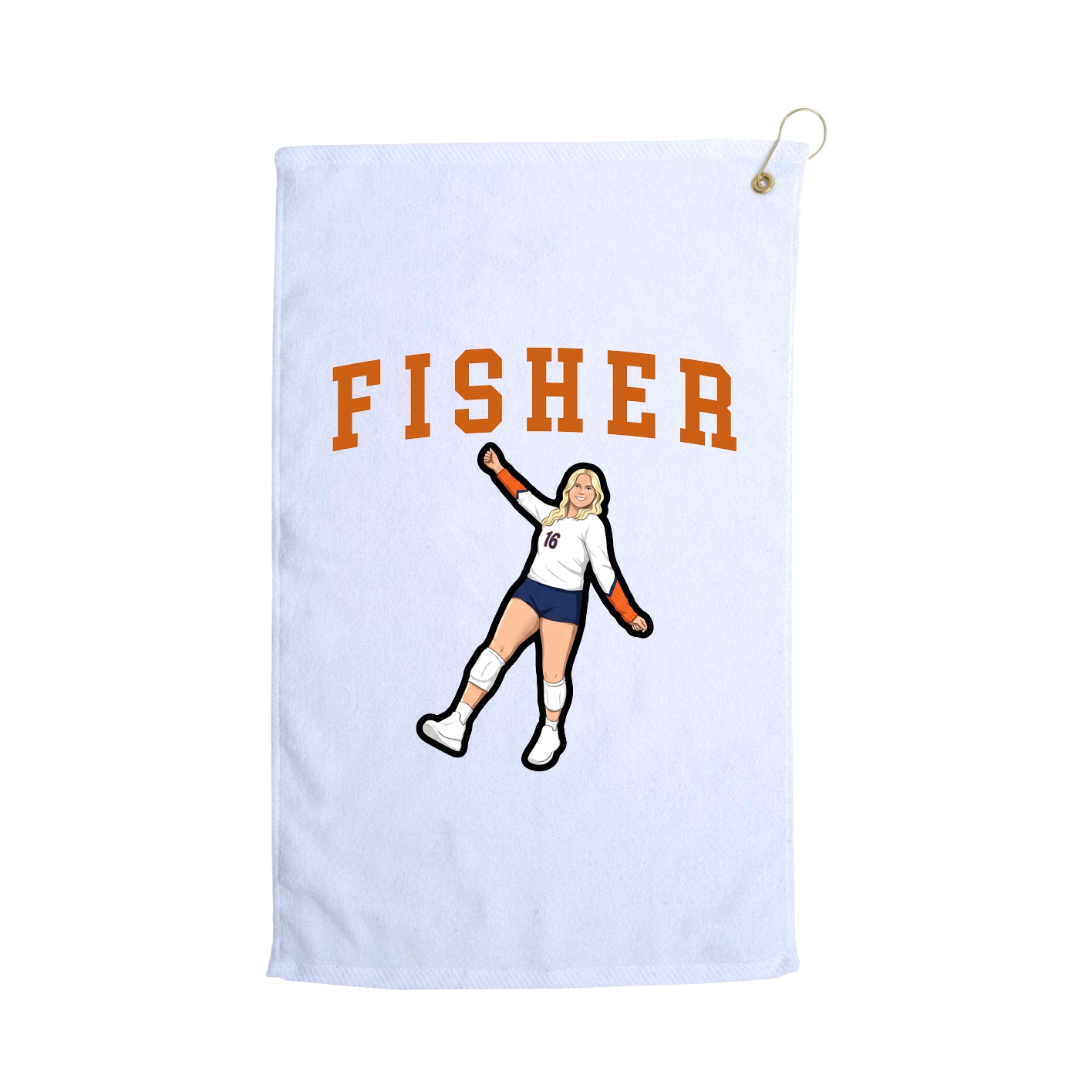 Golf Towel — Shirsey in White