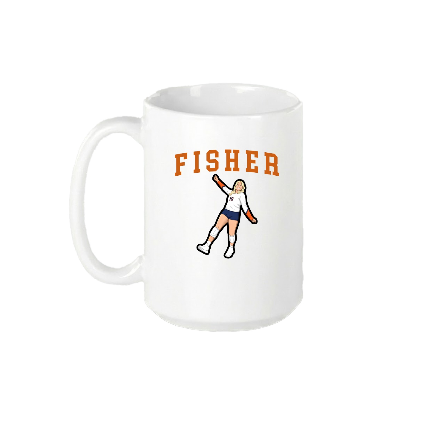 15oz Coffee Mug — Shirsey in White