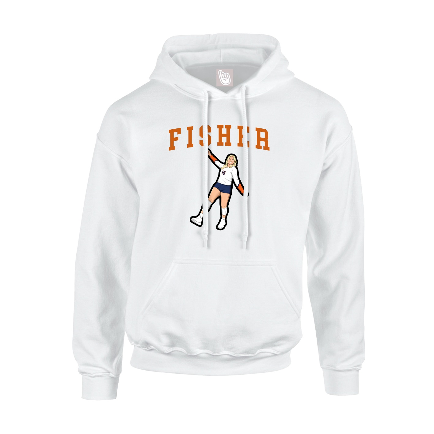 Hoodie — Shirsey in White
