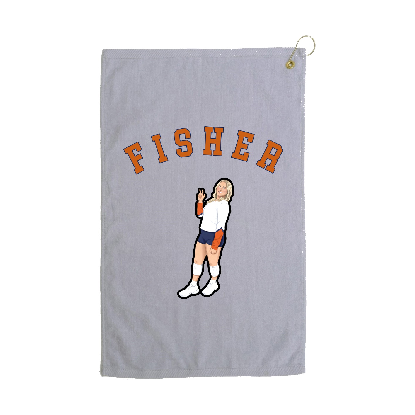 Golf Towel — Shirsey Arch in Grey