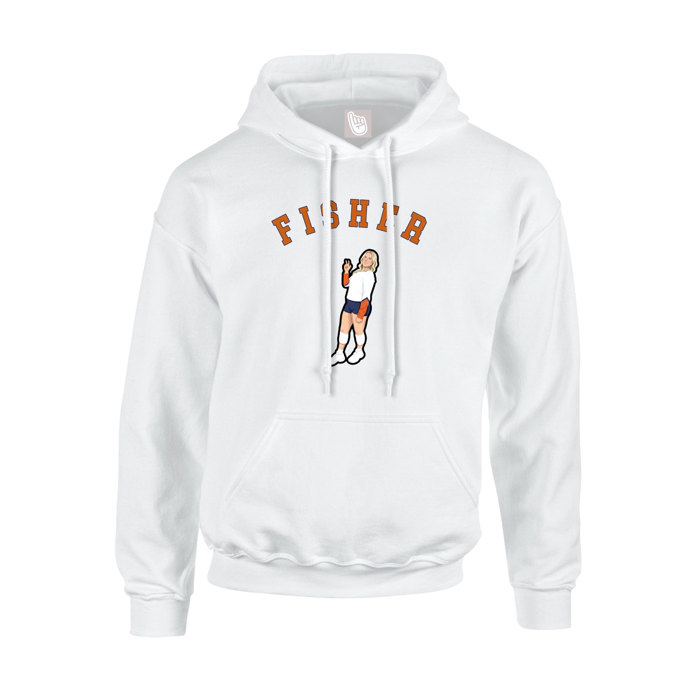 Youth Hoodie — Shirsey Arch in White