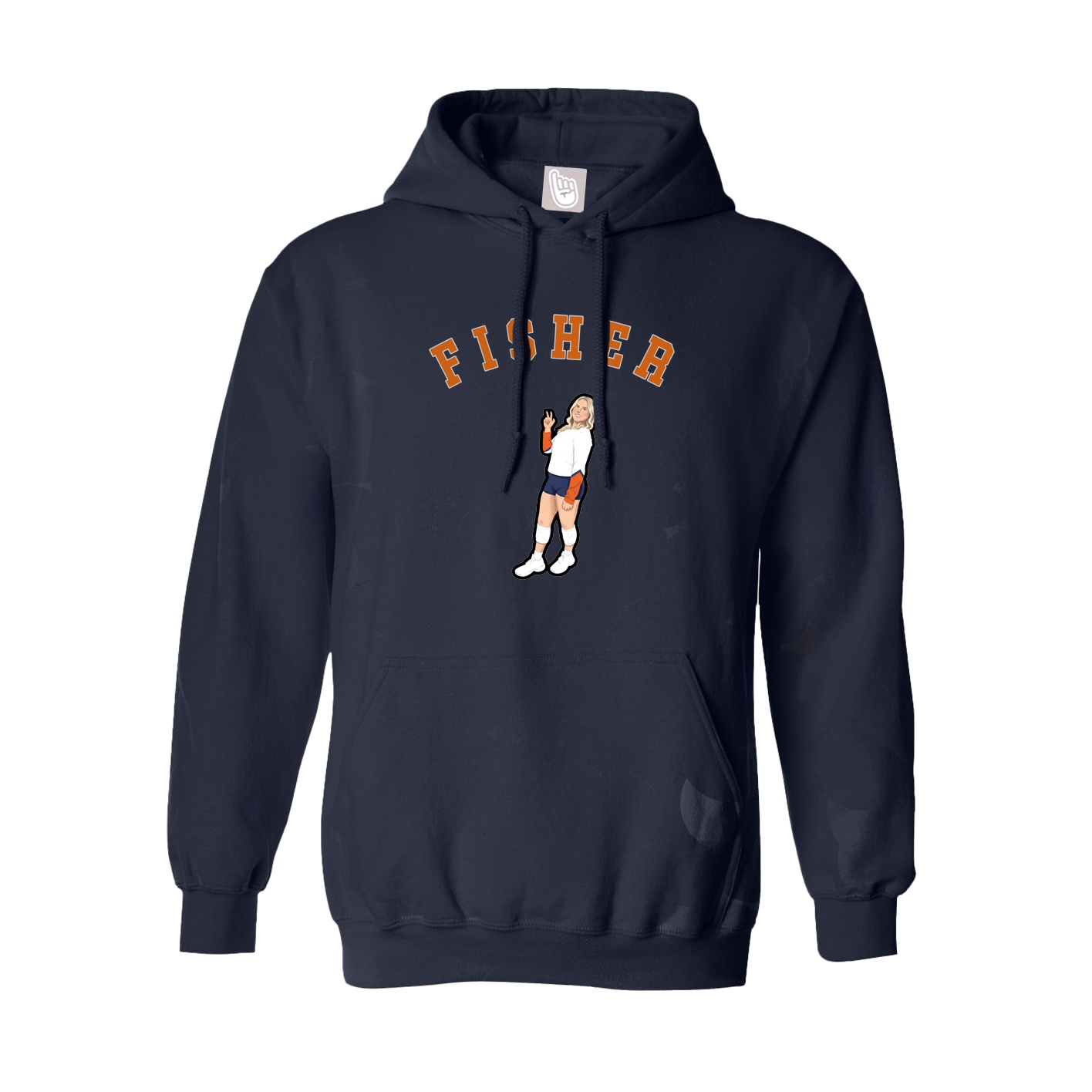 Youth Hoodie — Shirsey Arch in Navy