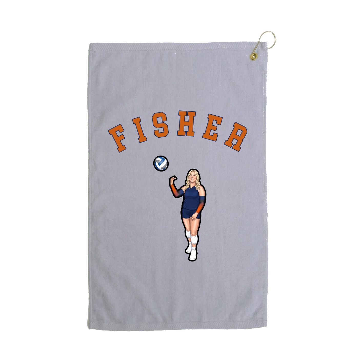 Golf Towel — Shirsey Arch in Grey