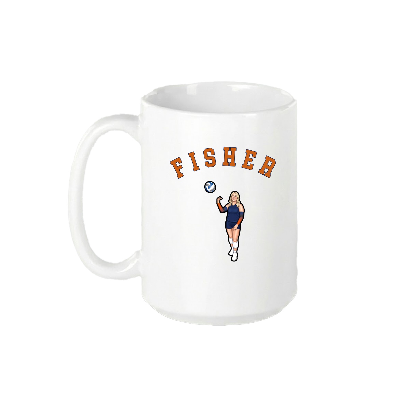 15oz Coffee Mug — Shirsey Arch in White