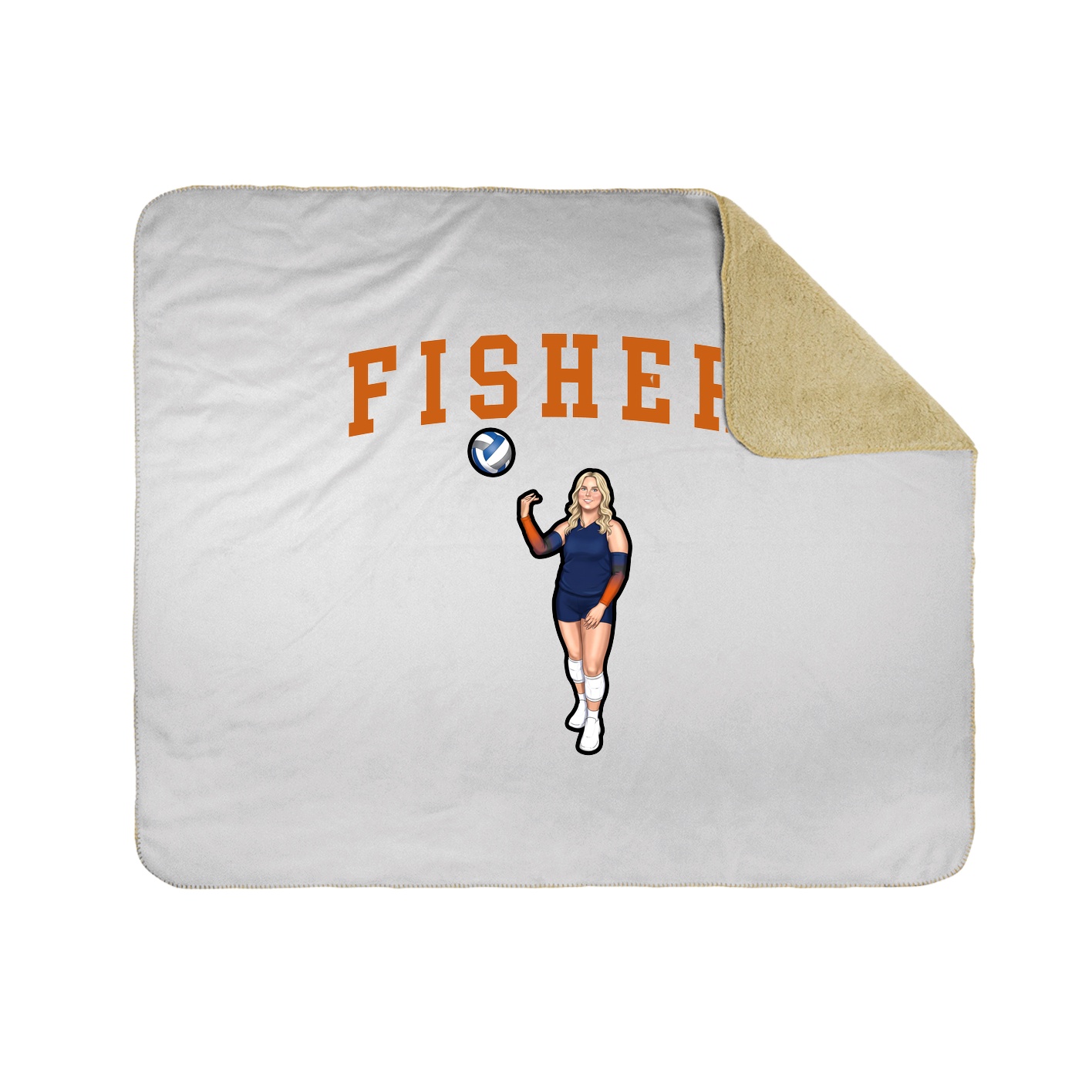 Throw Blanket — Shirsey in White