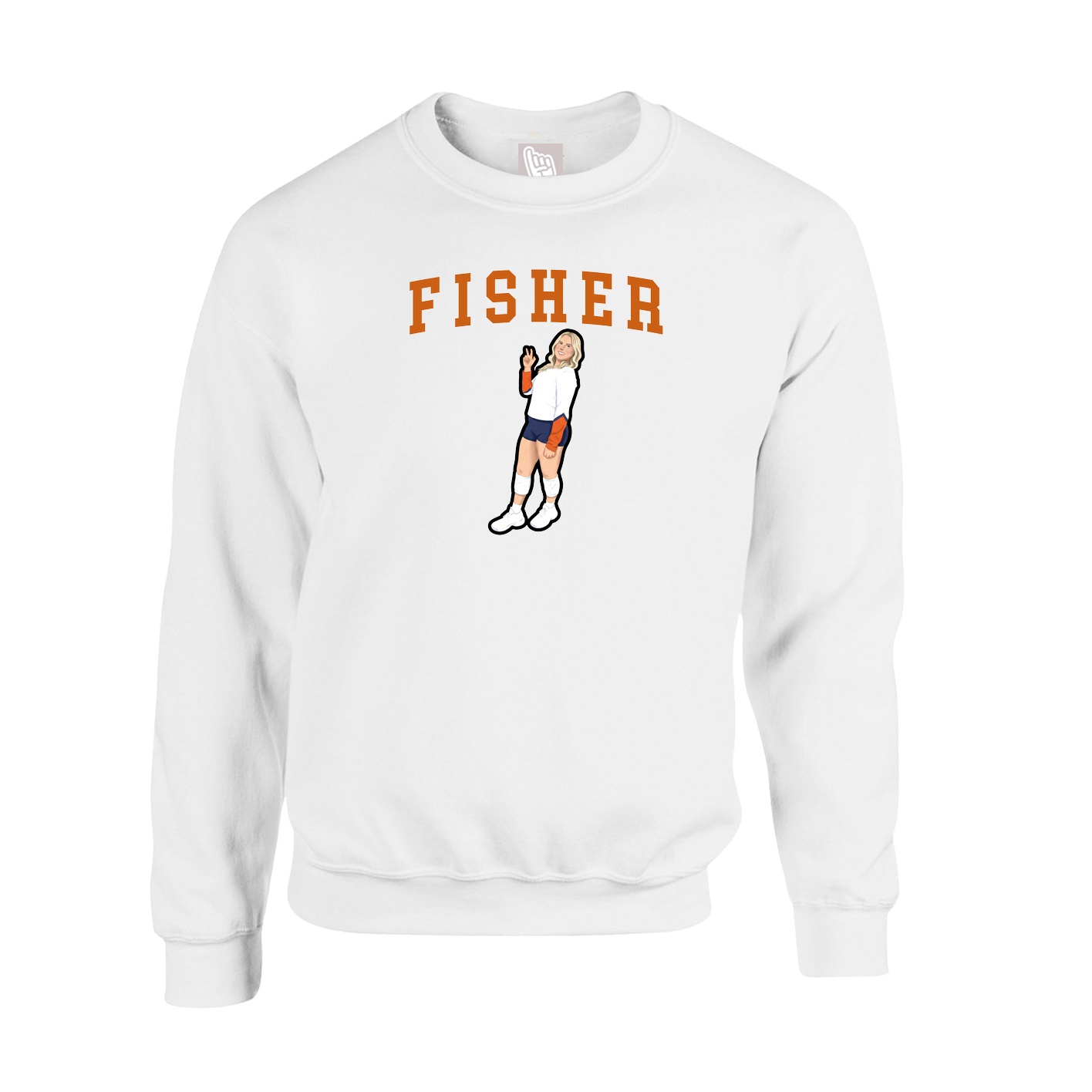 Fleece Crew — Shirsey in White