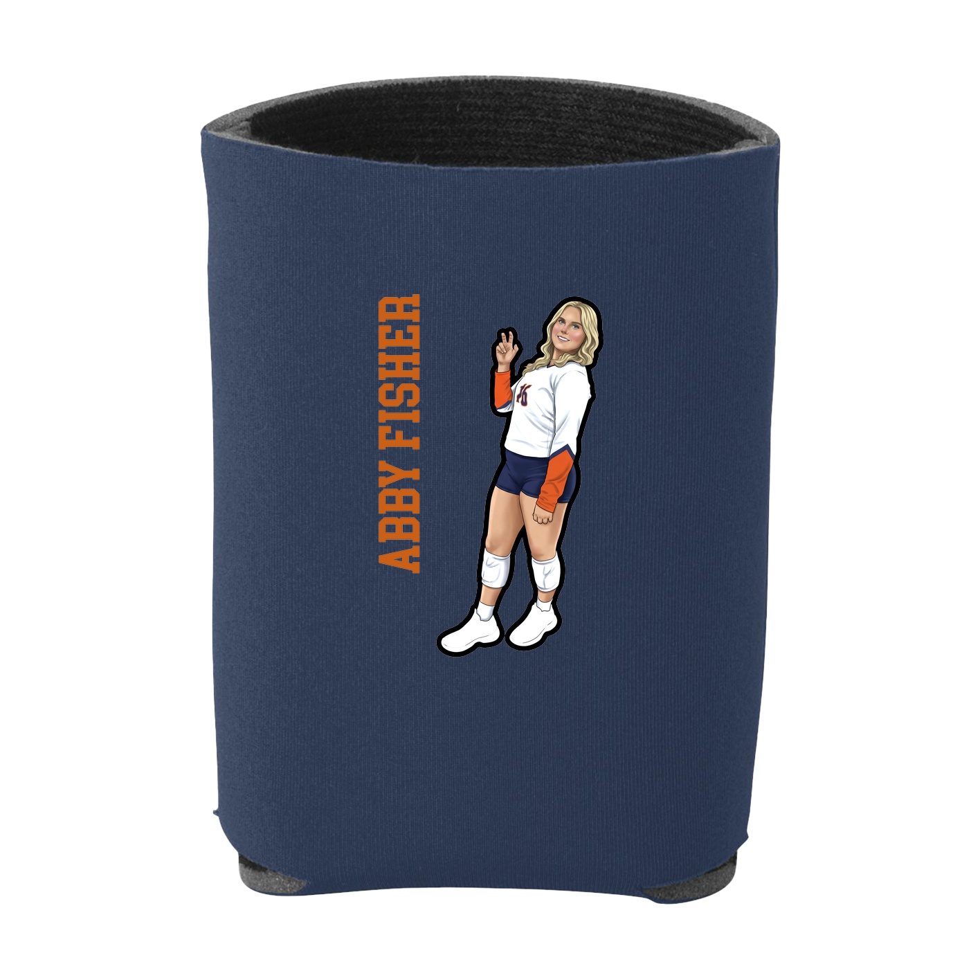 Can Holder — Name Vertical in Navy