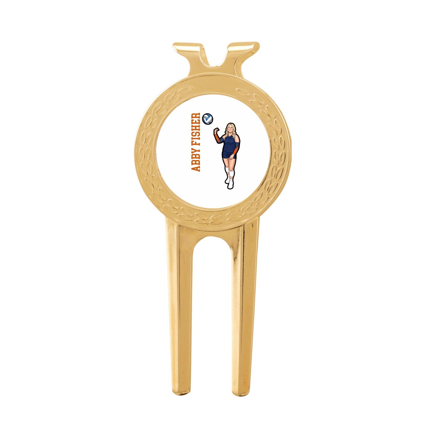 Divot Tool with Ball Marker — Name Vertical in Classic