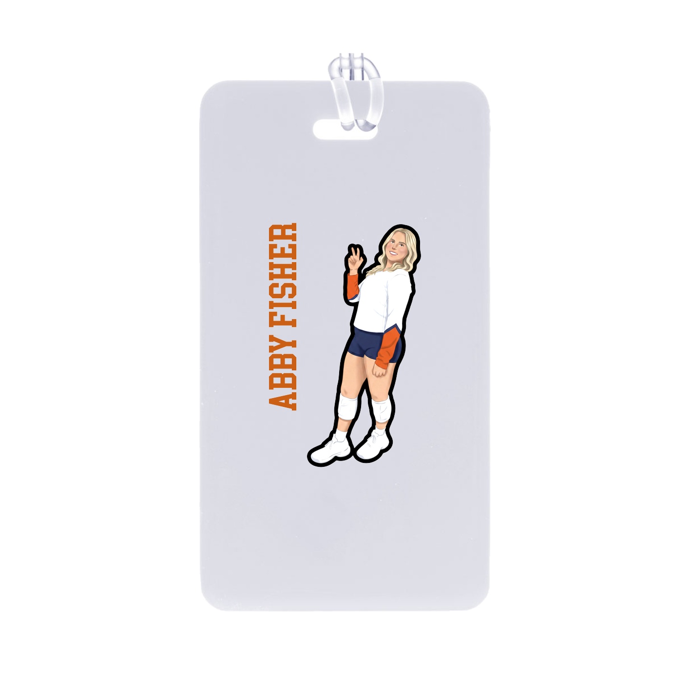 Bag Tag — Name Vertical in Classic