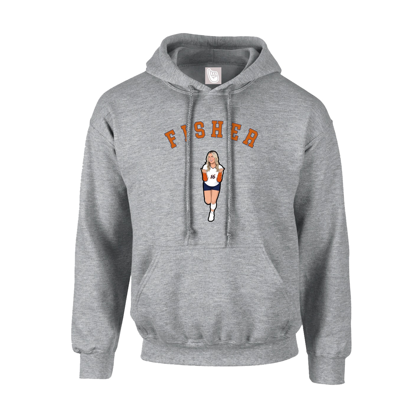 Youth Hoodie — Shirsey Arch in Grey