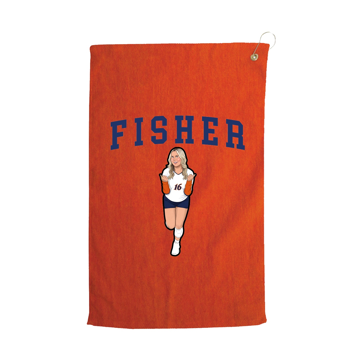 Golf Towel — Shirsey in Orange